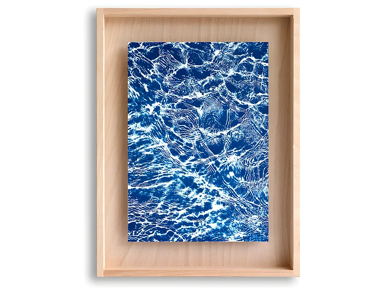 Carpë cianotipia Cornice ad acqua 40x30cm