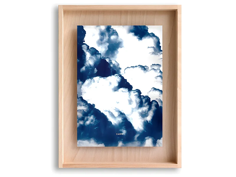 Cornice per cianotipia Carpë Nuvole 40x30cm