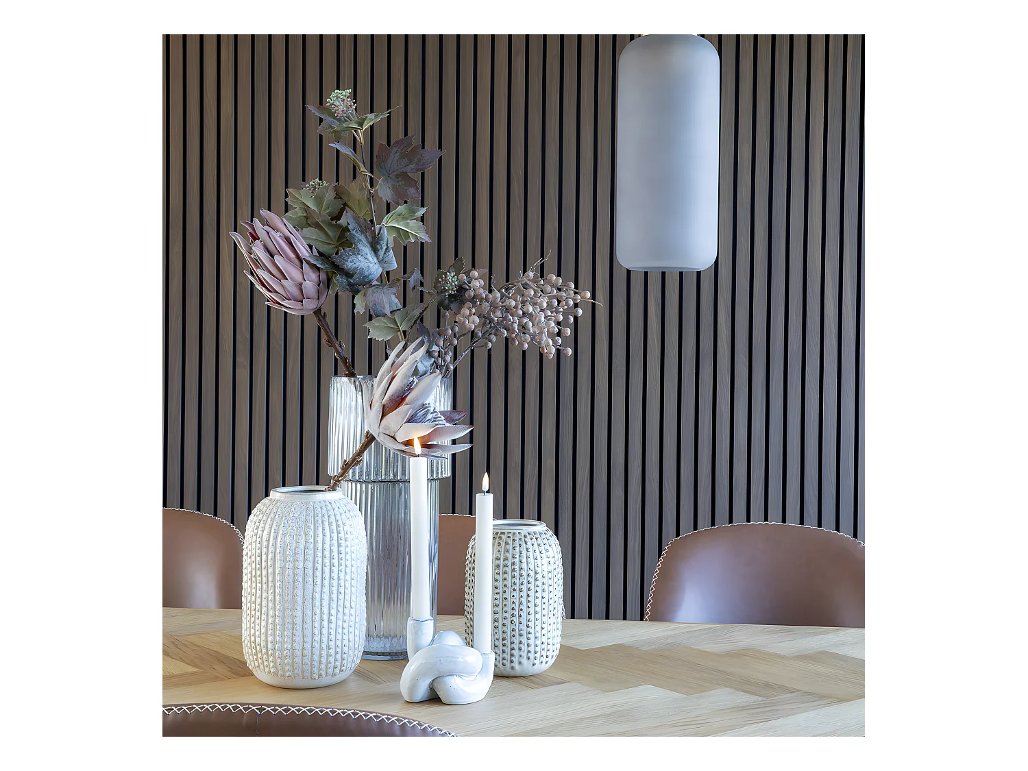 Belmonte Vase Keramik beige.