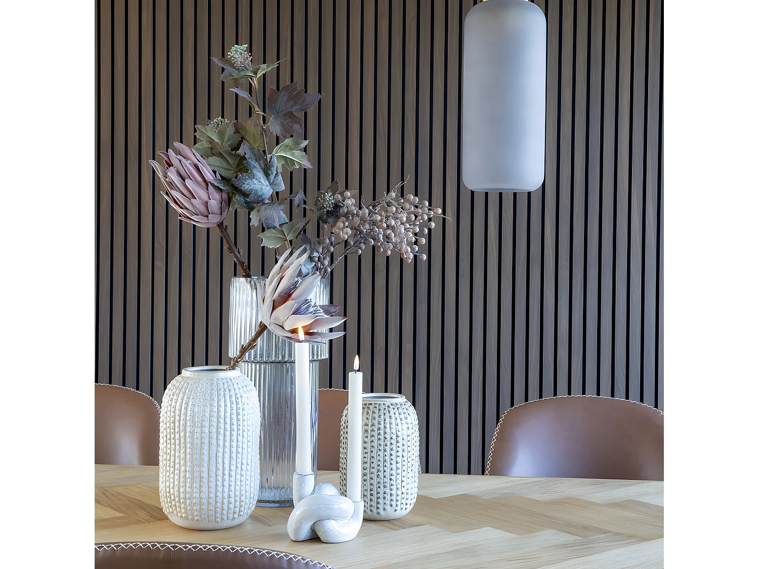 Belmonte Vase Keramik beige.