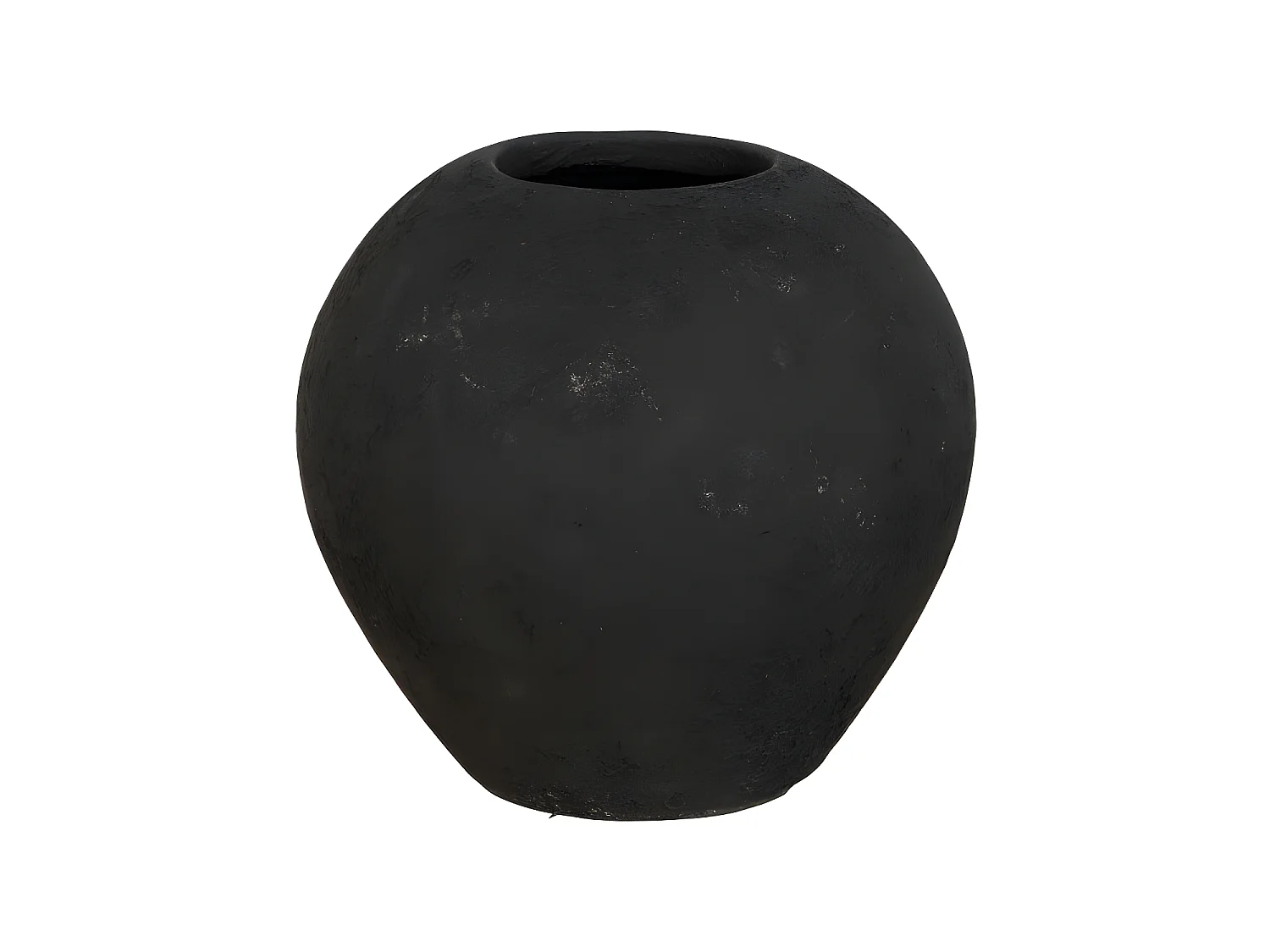Horta - Vase en terre cuite H16cm - Couleur - Noir