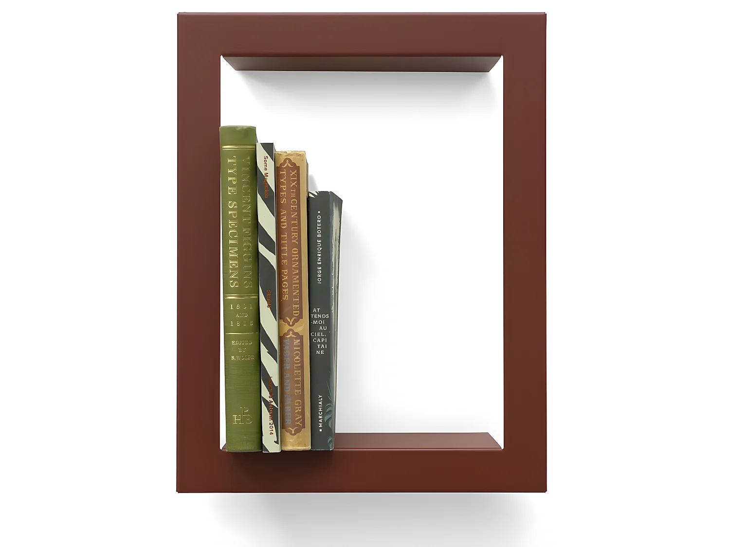 Etagère design BigStick High (prof. 13.5cm) Oxyde  Presse Citron