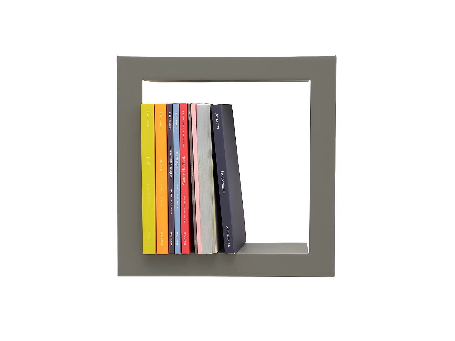Etagère design Stick Carré (prof. 8.5cm) Gris  Presse Citron
