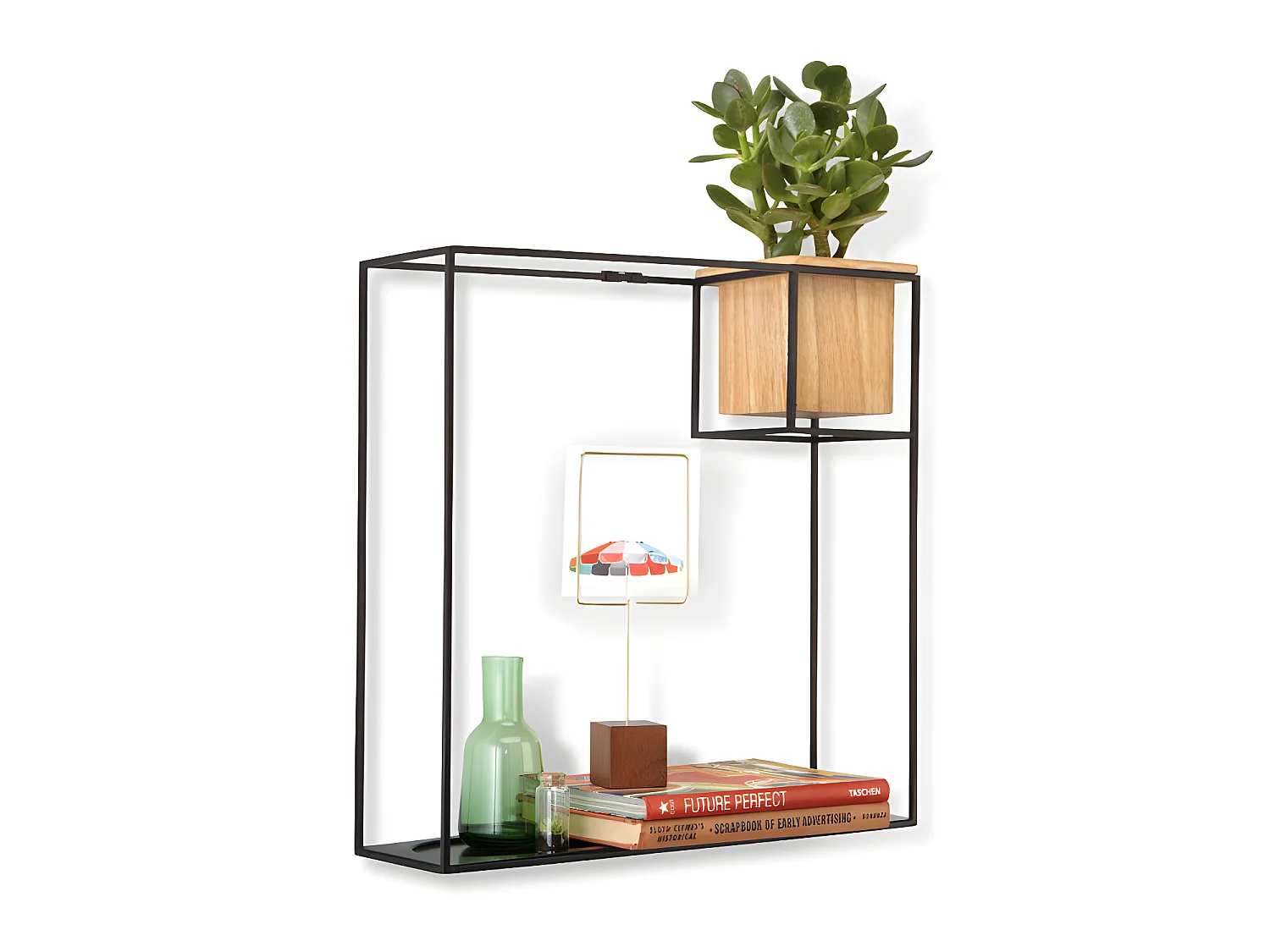 Estantería de diseño con jardinera Modelo grande