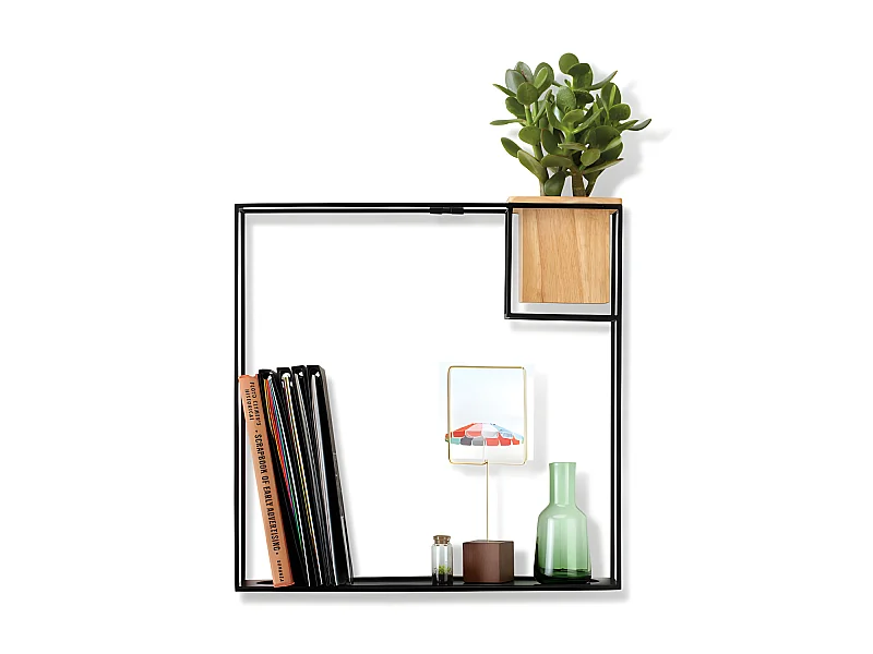 Etagère Cubist carrée Noir  Umbra