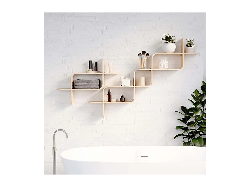Etagère murale Montage Naturel  Umbra
