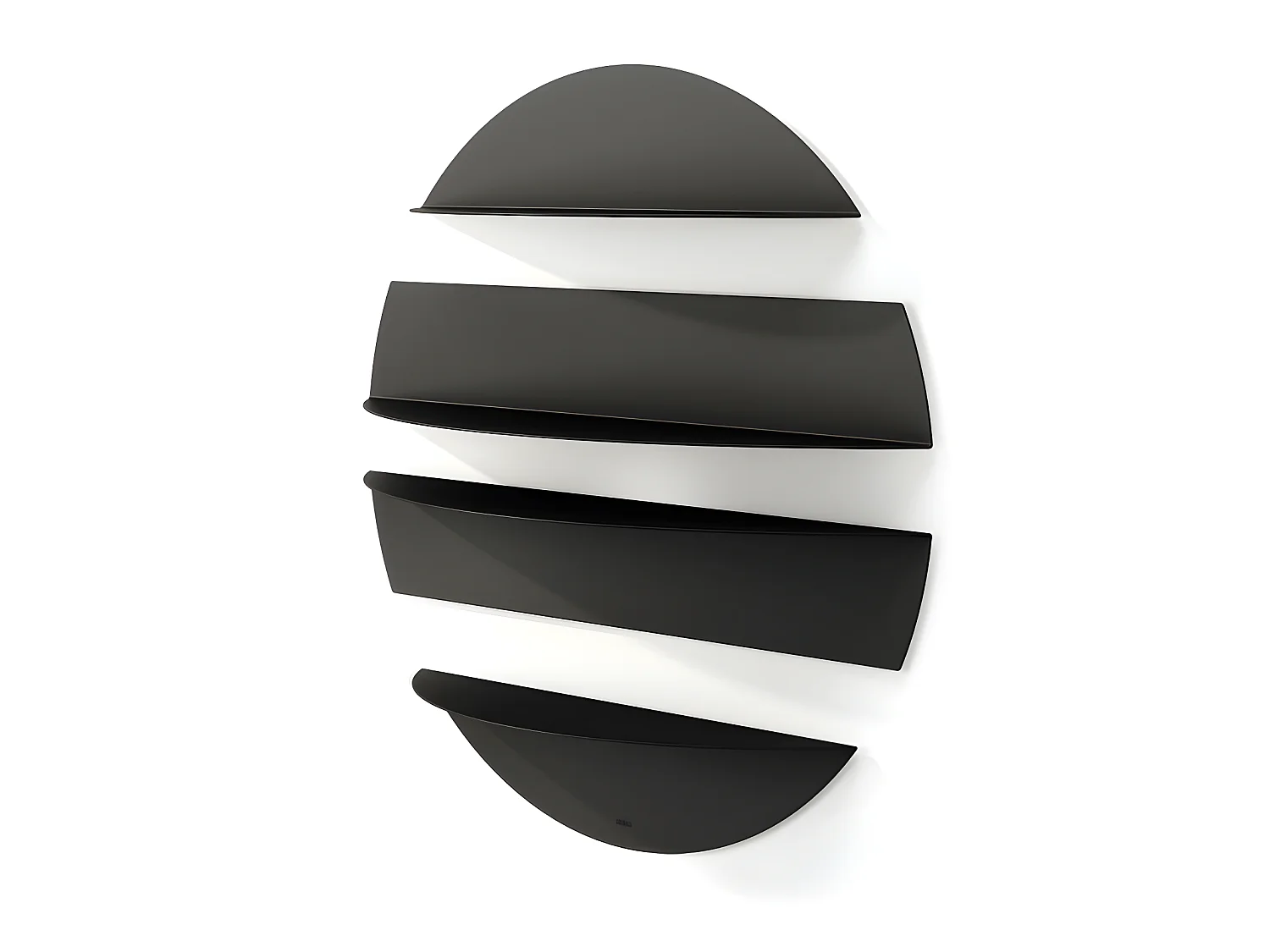 Mensole galleggianti decorative in metallo Solis