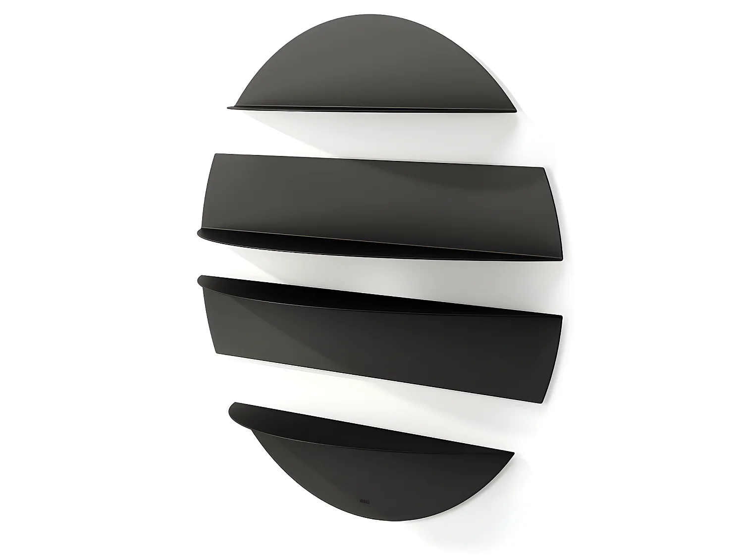 Etagères murales Solis Noir  Umbra