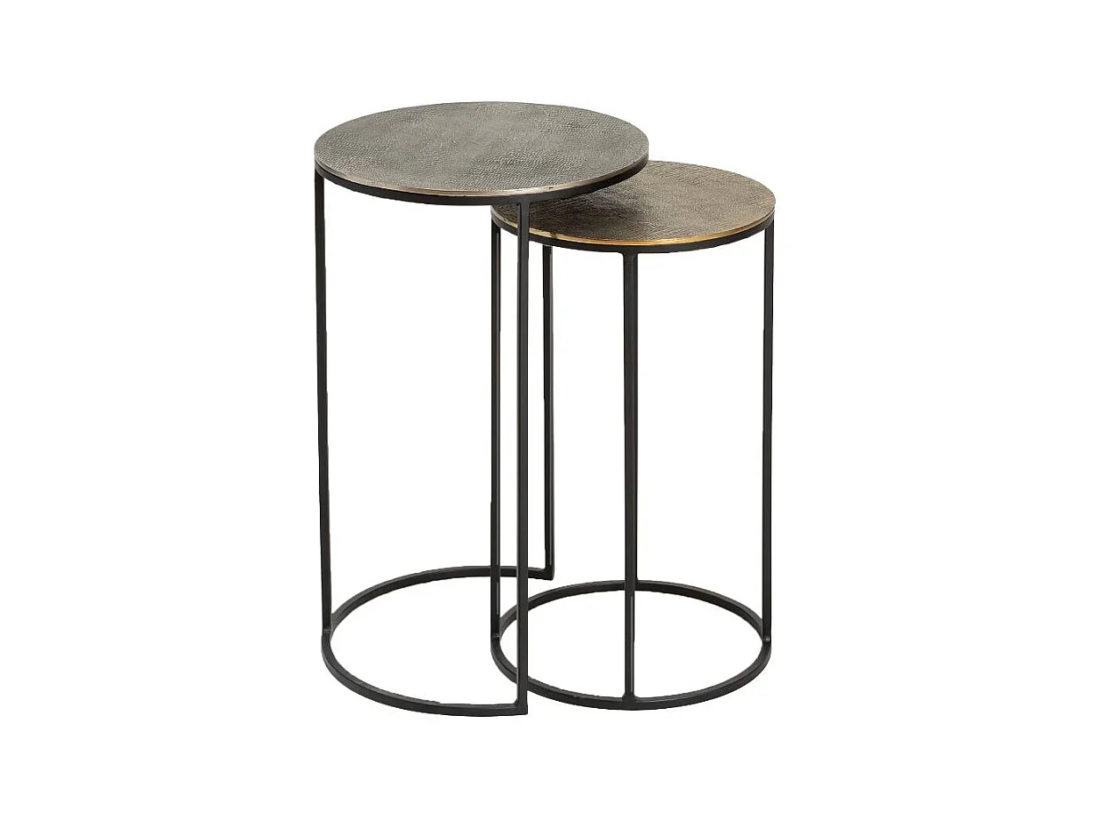 Table gigogne en aluminium Fiona