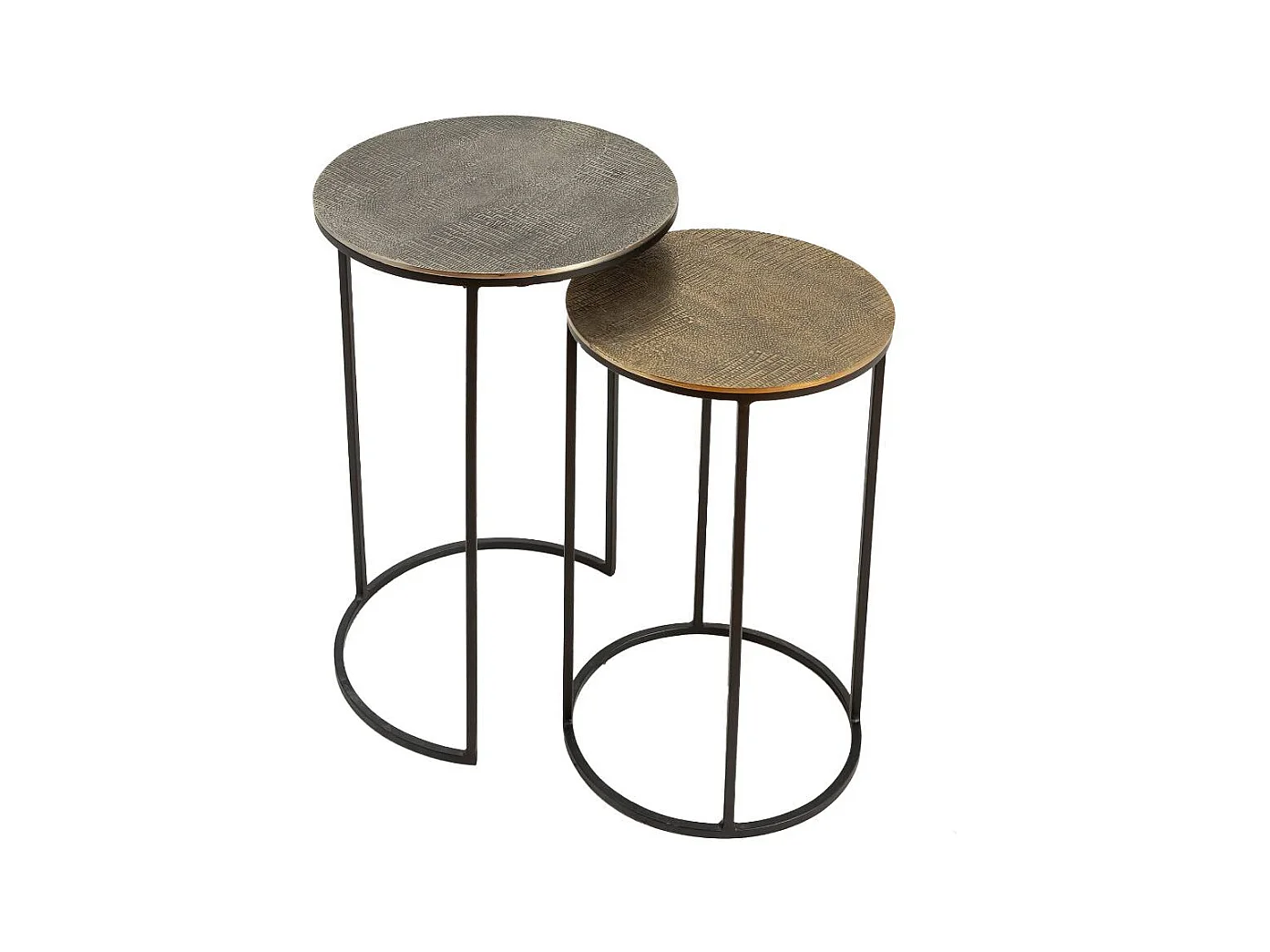 Table gigogne en aluminium Fiona
