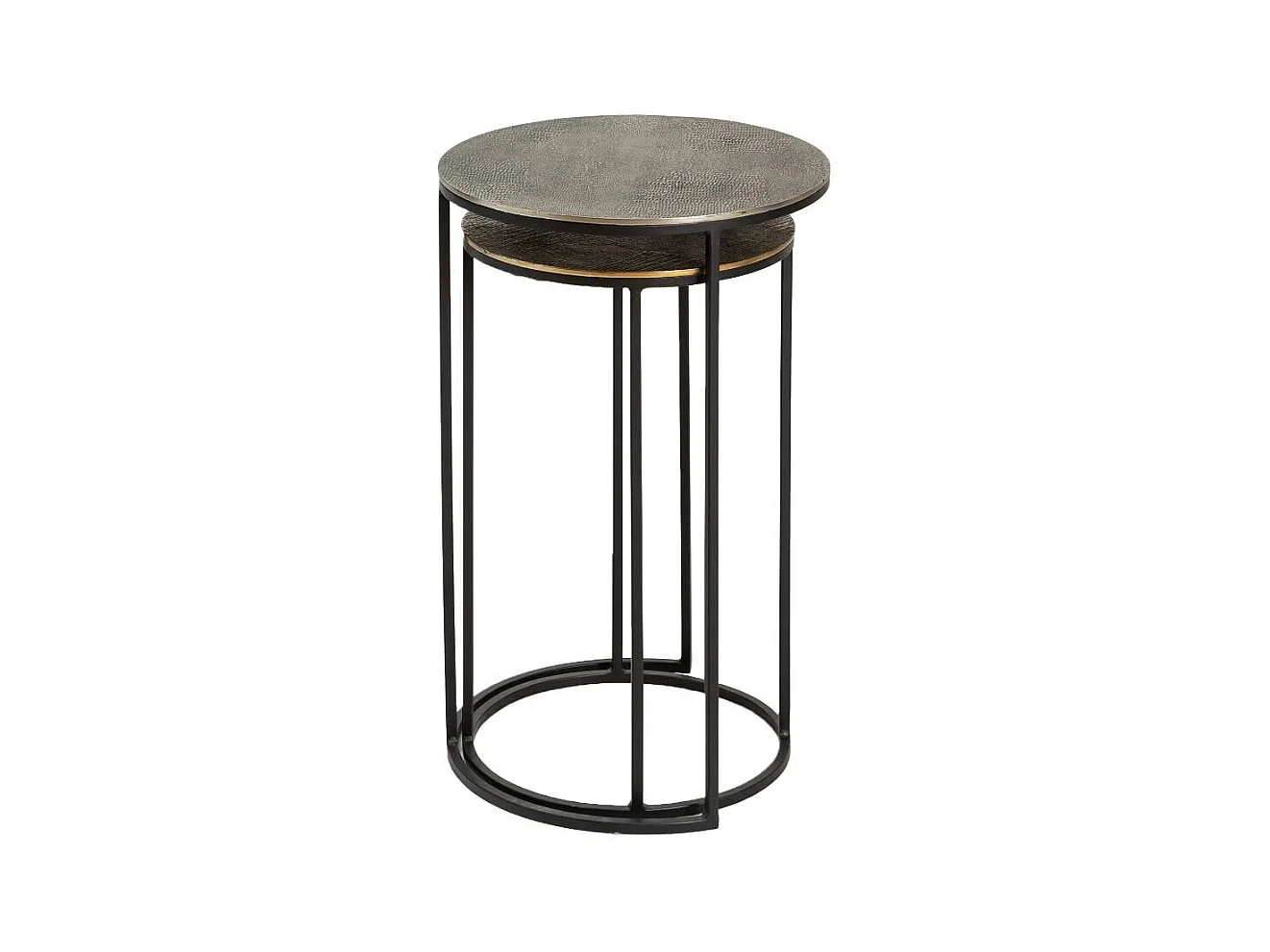 Table gigogne en aluminium Fiona