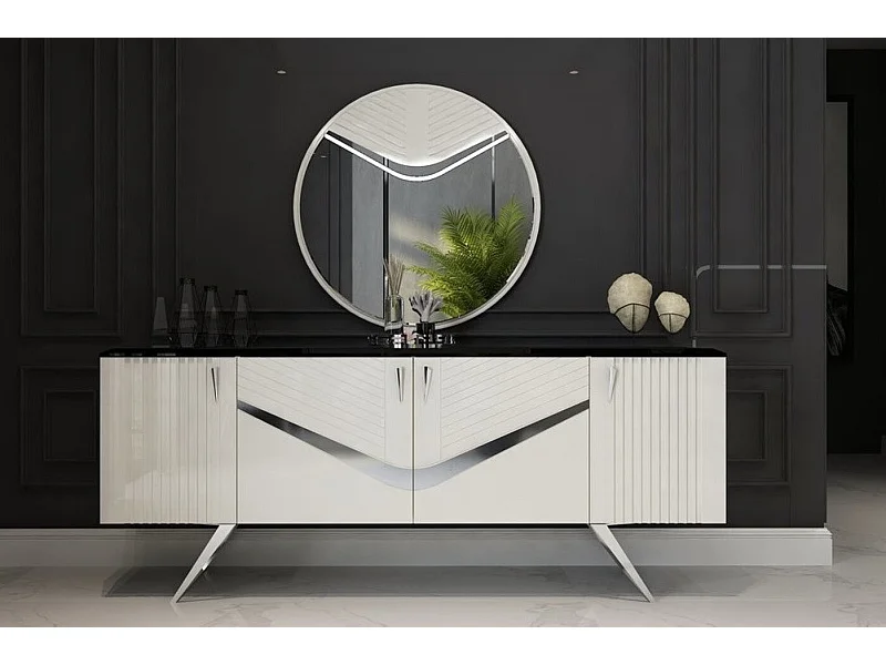 Buffet ANGEL 4portes 207 cm blanc