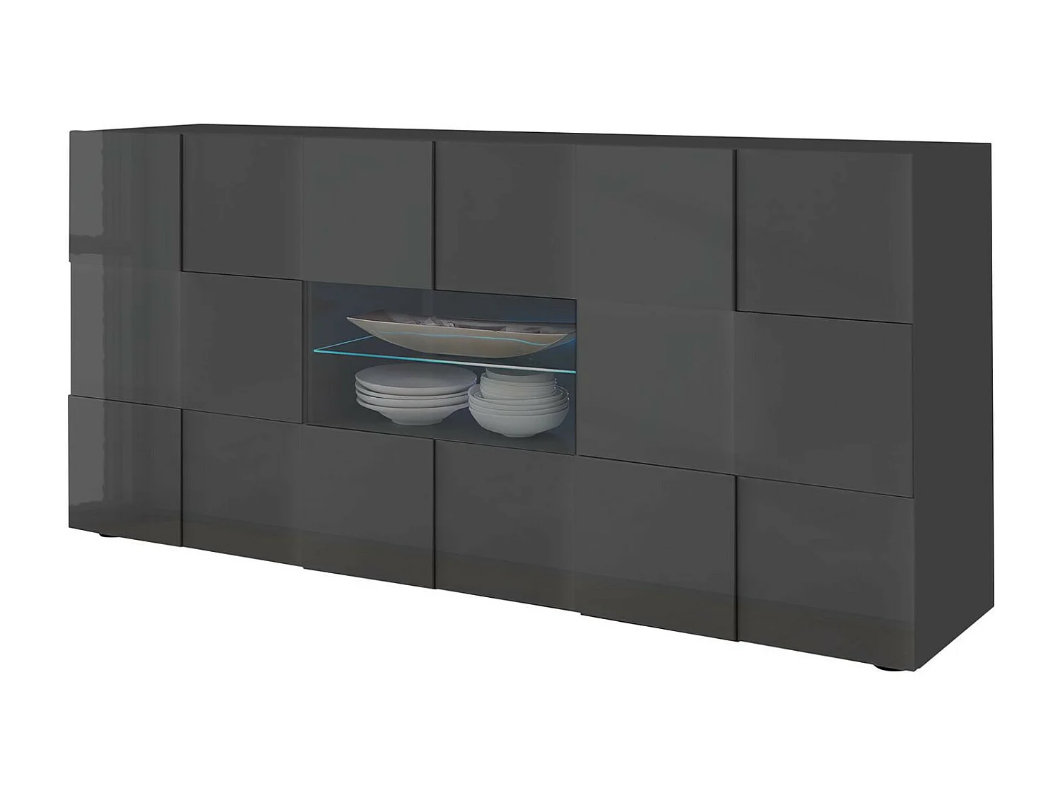 Buffet DAMA 181 cm , gris