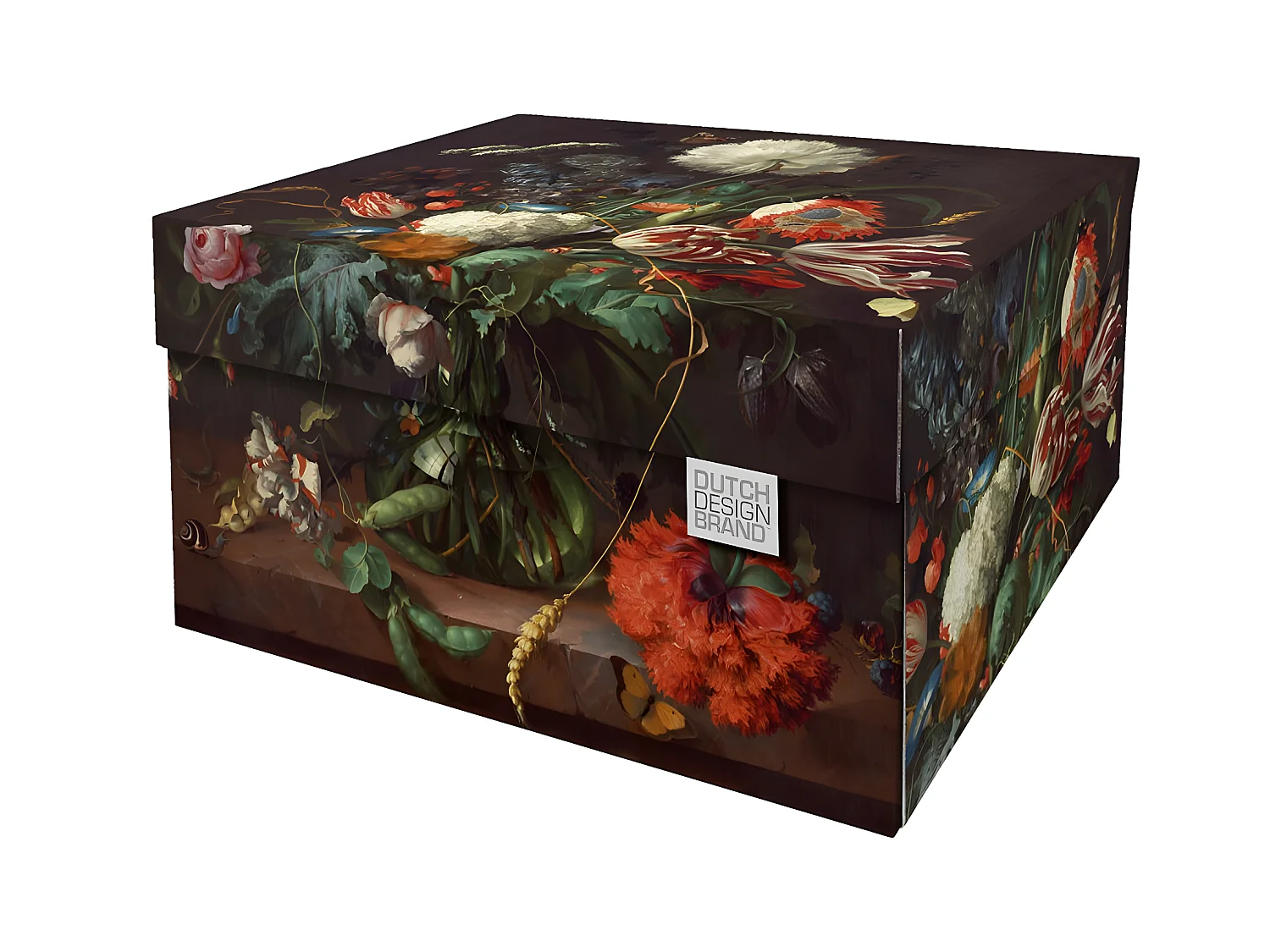 Boite de rangement Flowers 39,5x32x21cm Multicolore  Dutch Design Brand