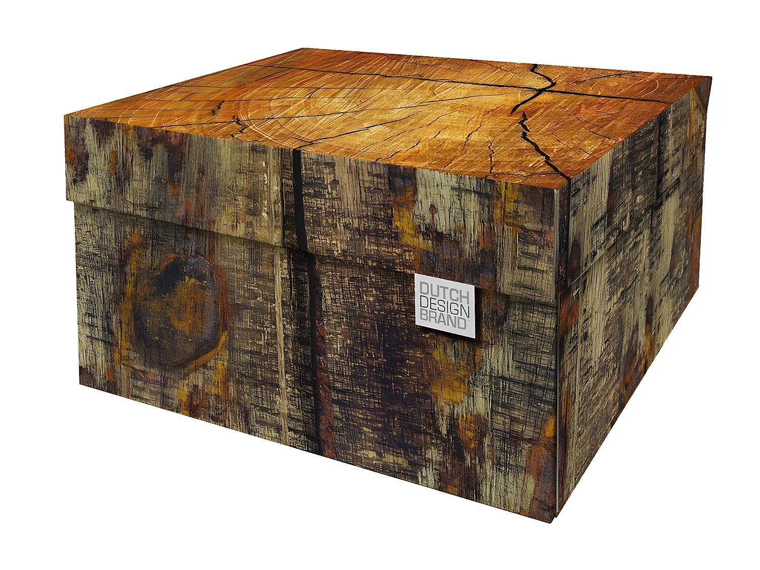 Boite de rangement Tree Trunk 39,5x32x21cm Multicolore  Dutch Design Brand