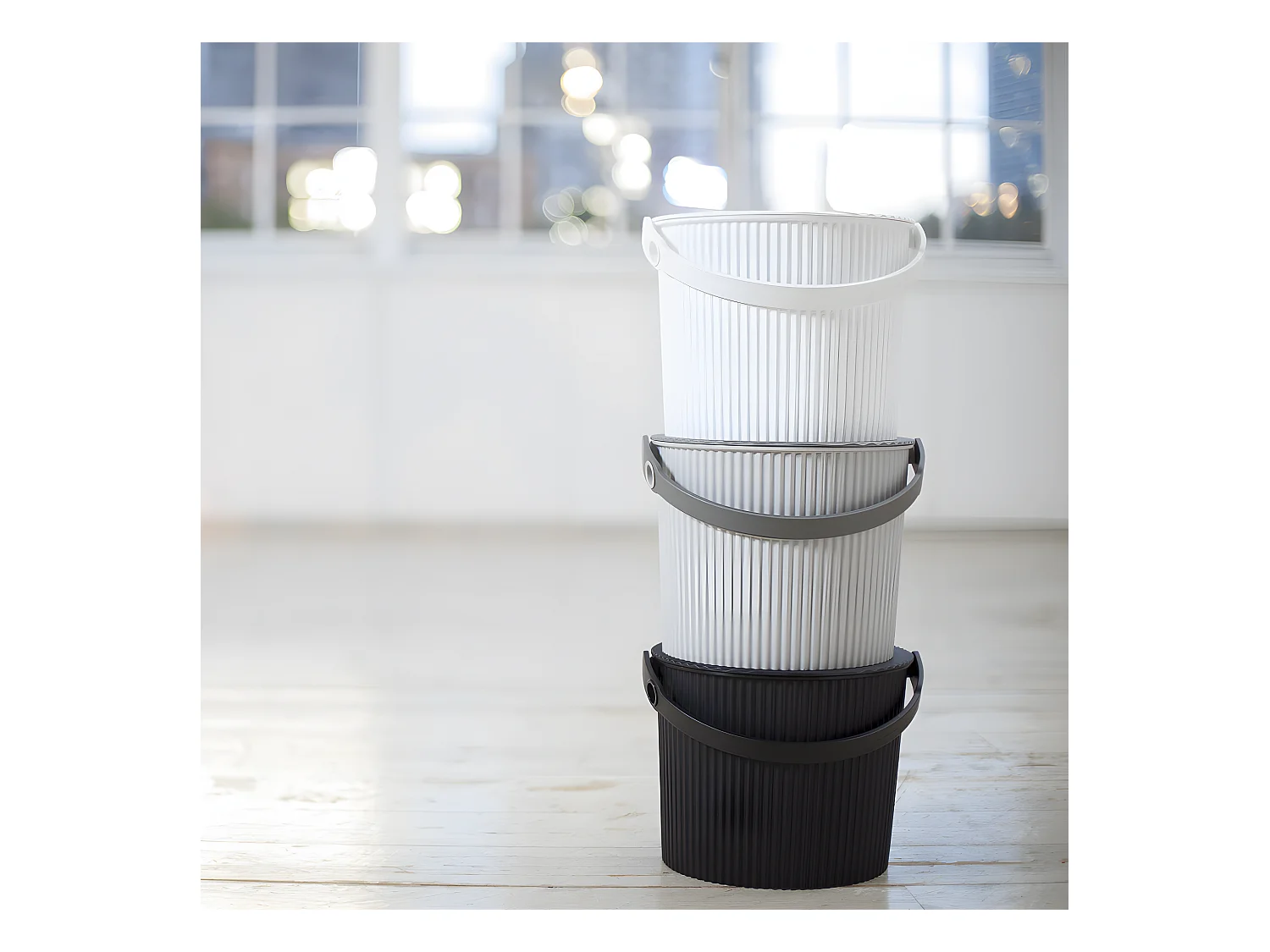 Seau Omni Outil S 8L Gris  Hachiman