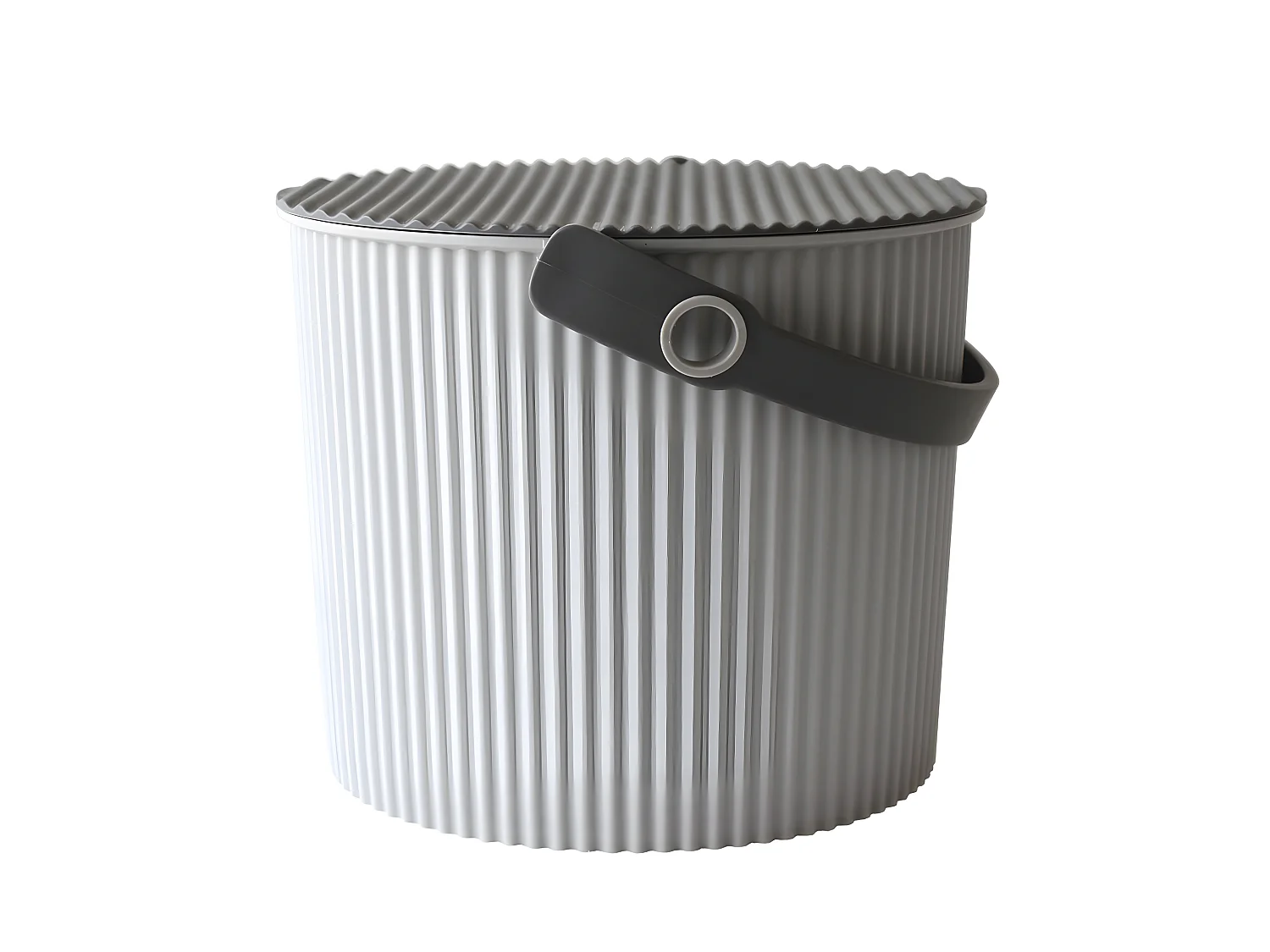 Secchio multiuso in polipropilene grigio