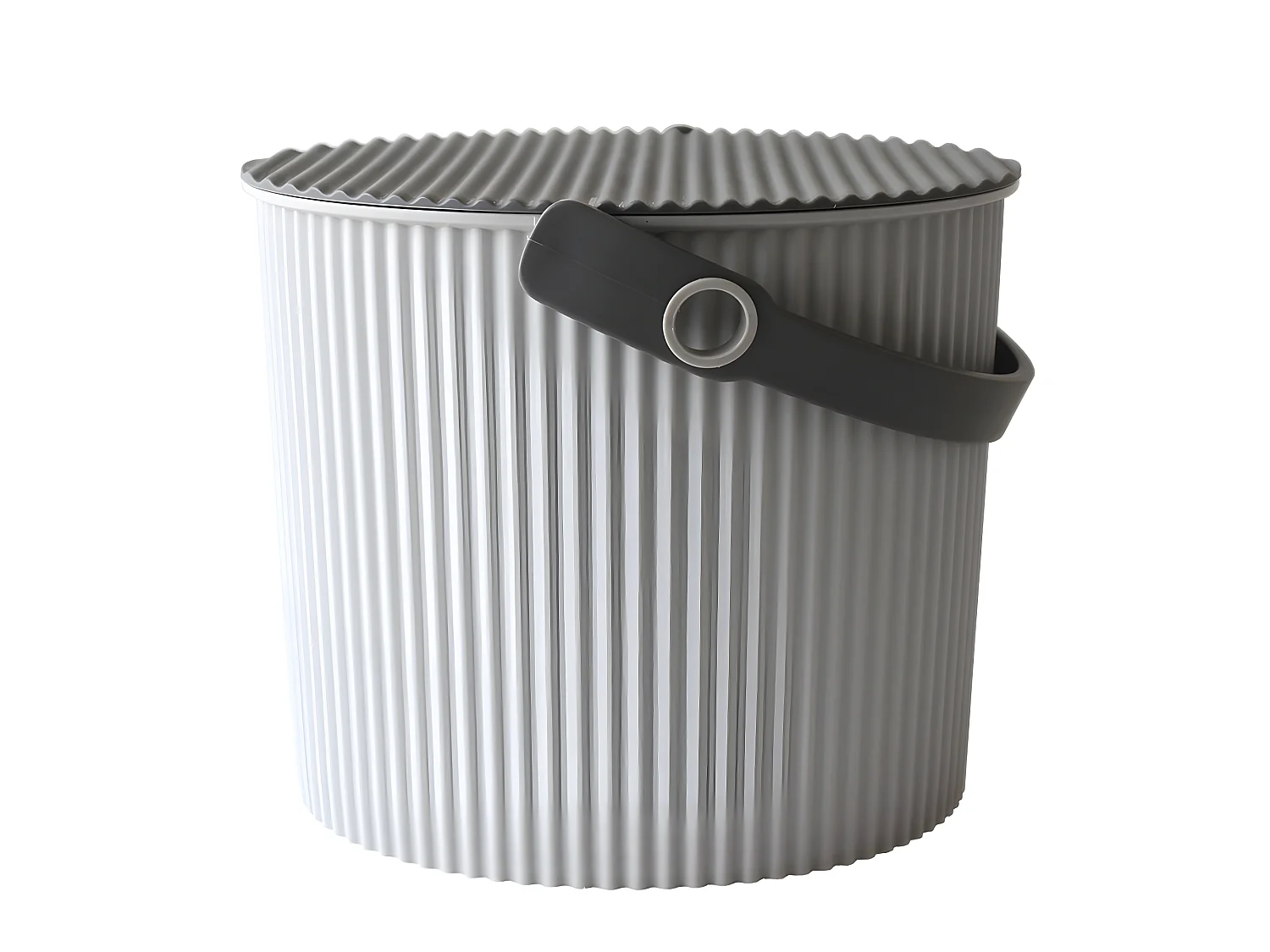 Secchio multiuso in polipropilene grigio