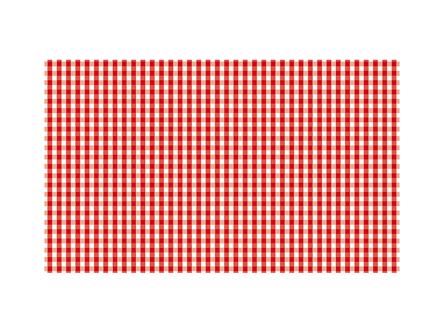 Sets de table papier Multicolore Vichy rouge PA Design