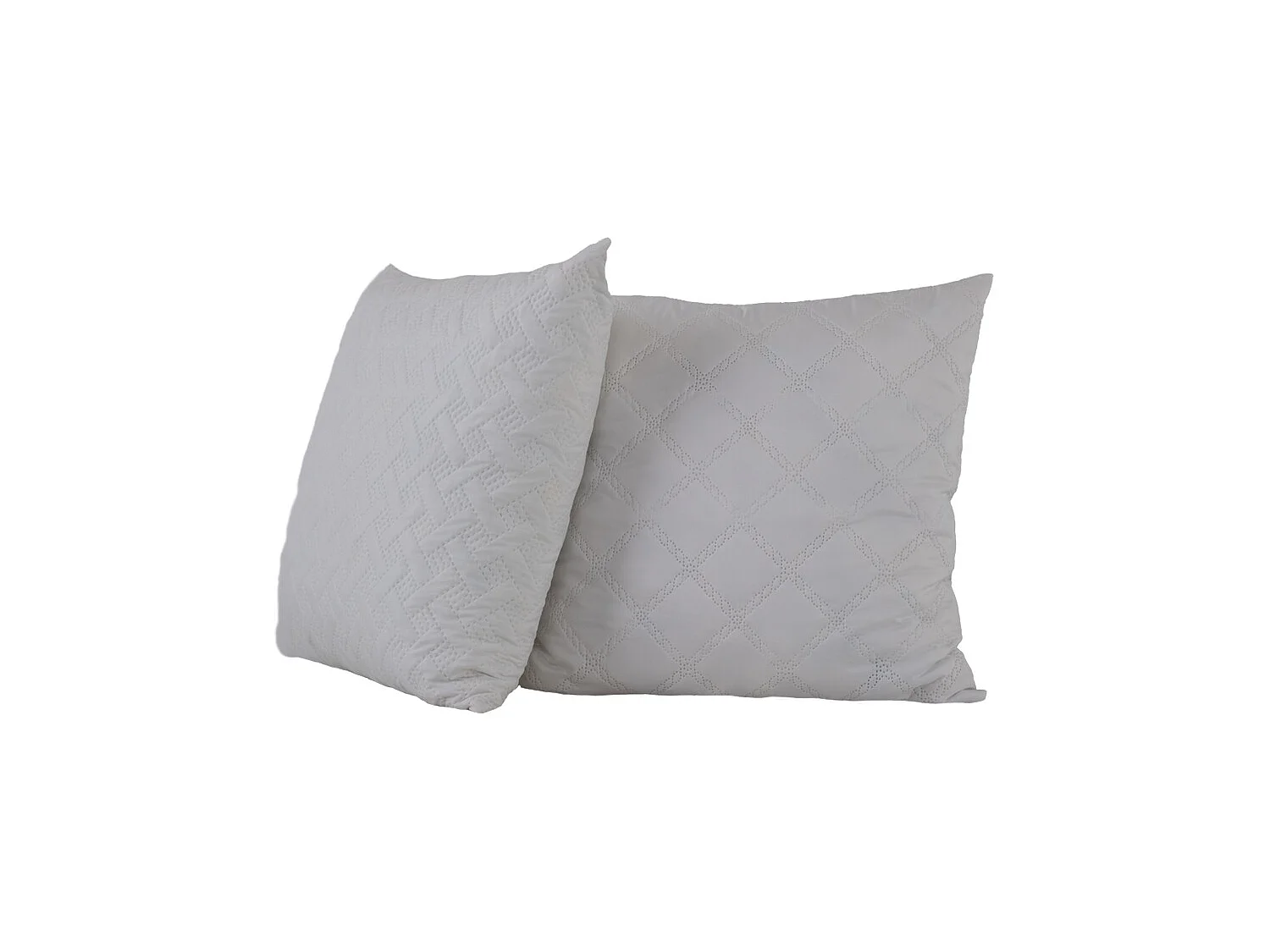 Ensemble Matelas mousse Luxe - 140x190 et 2 Oreillers mémoire 60x60 - Sommier kit couleur chêne