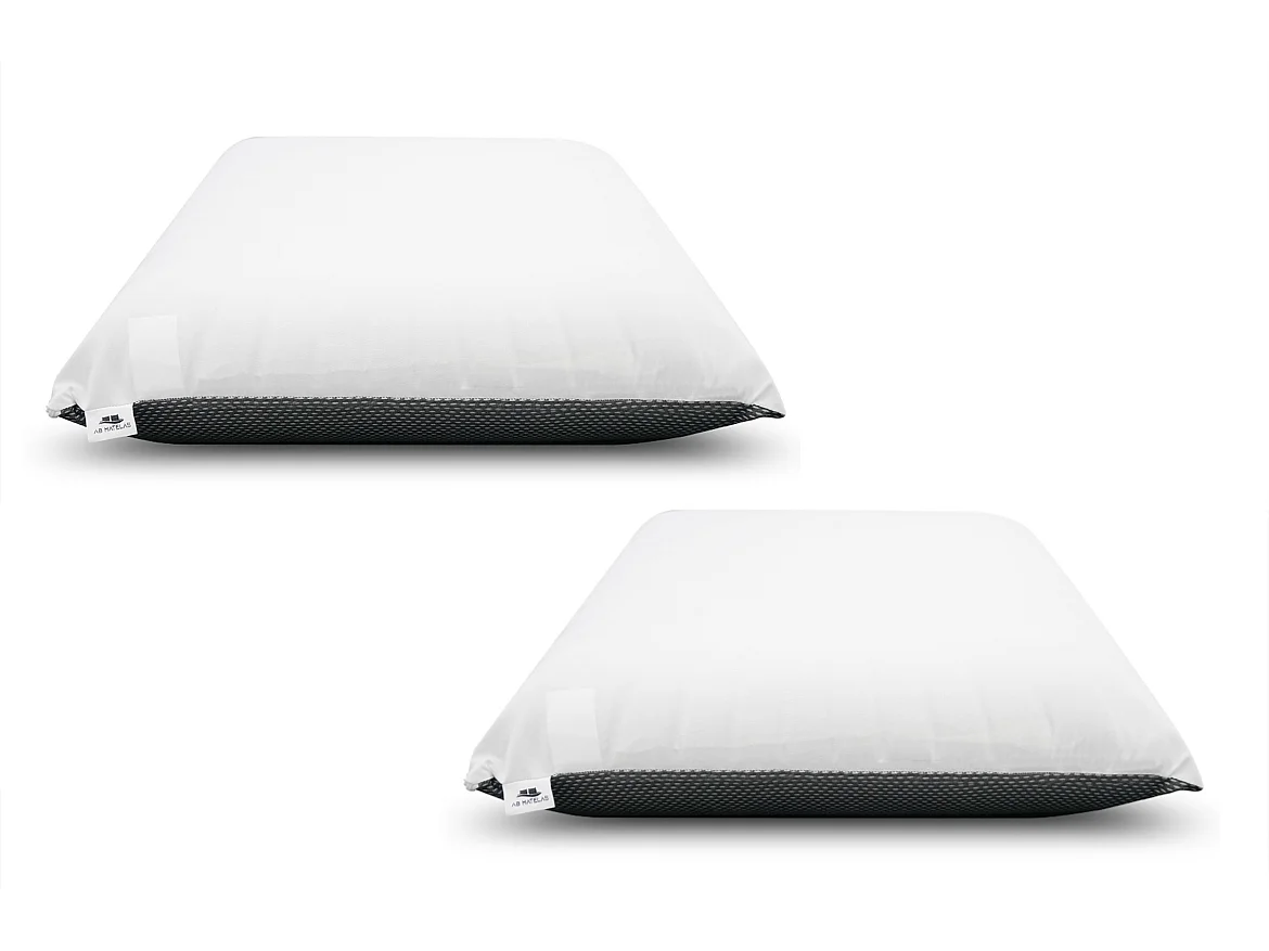 Ensemble 160x200cm Matelas Select Ressorts ensachés -  avec 2 Oreillers visco et Sommier kit chêne