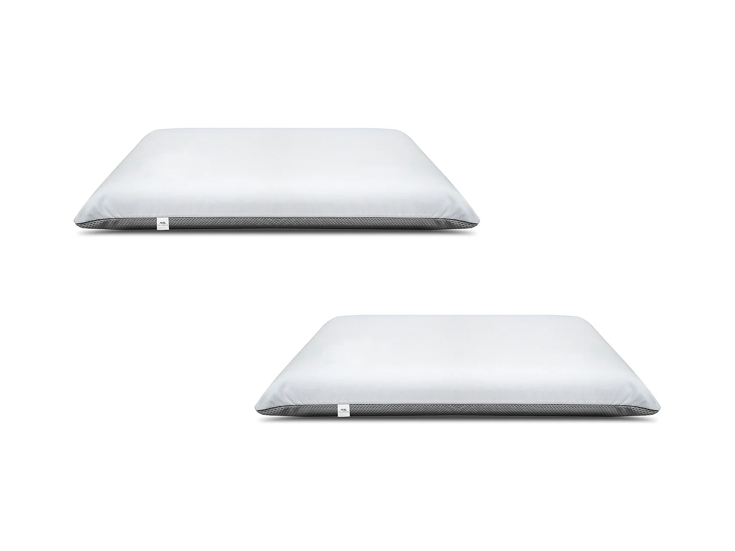 Ensemble Matelas mousse Cosmos Black accueil mémoire -140x190-2 oreillers 70x40-Sommier kit chêne