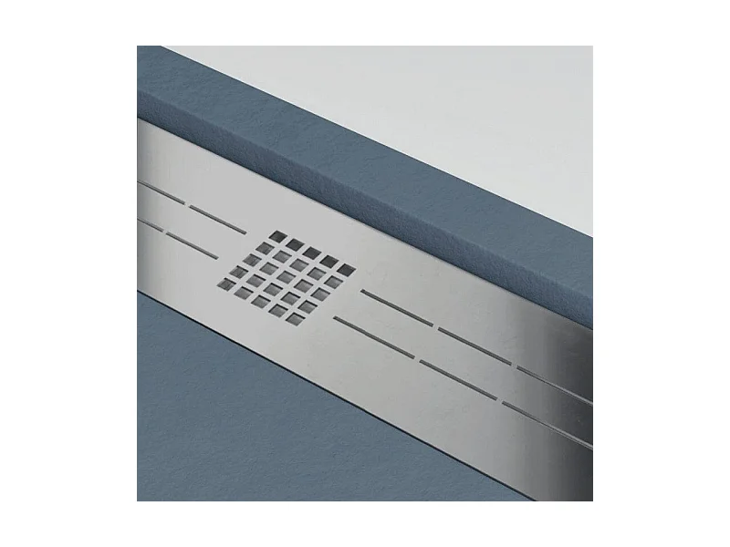 Plato de ducha resina ELITE ANTRACITA  80x160cm rejilla color