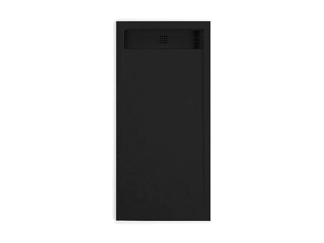 Plato de ducha resina ELITE negro  70x190cm rejilla color