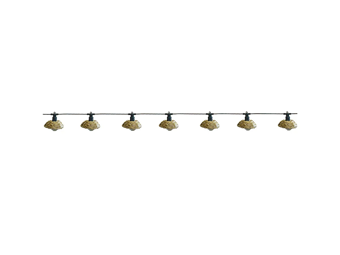 Guirlande abat-jour COTTAGE 10 globes 5.70M