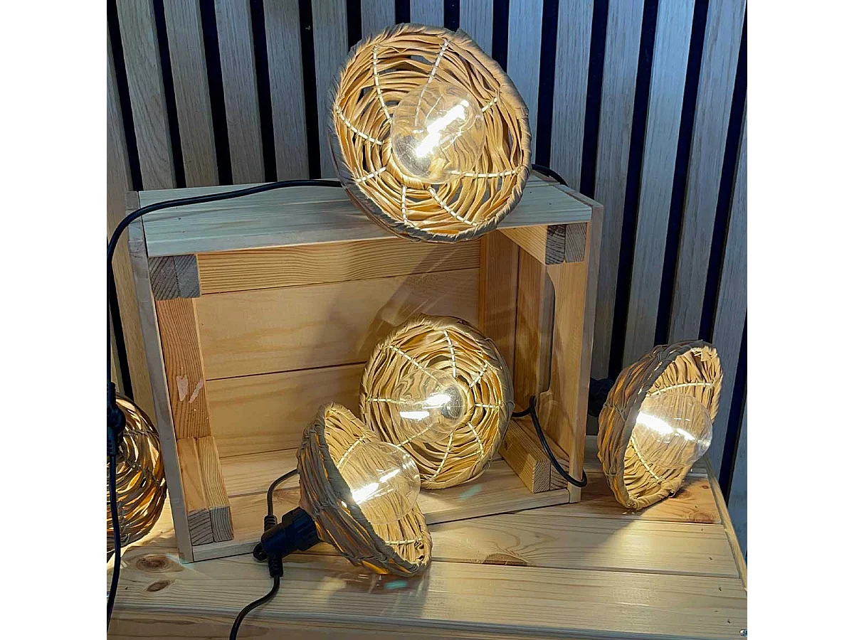 Guirlande abat-jour COTTAGE 10 globes 5.70M