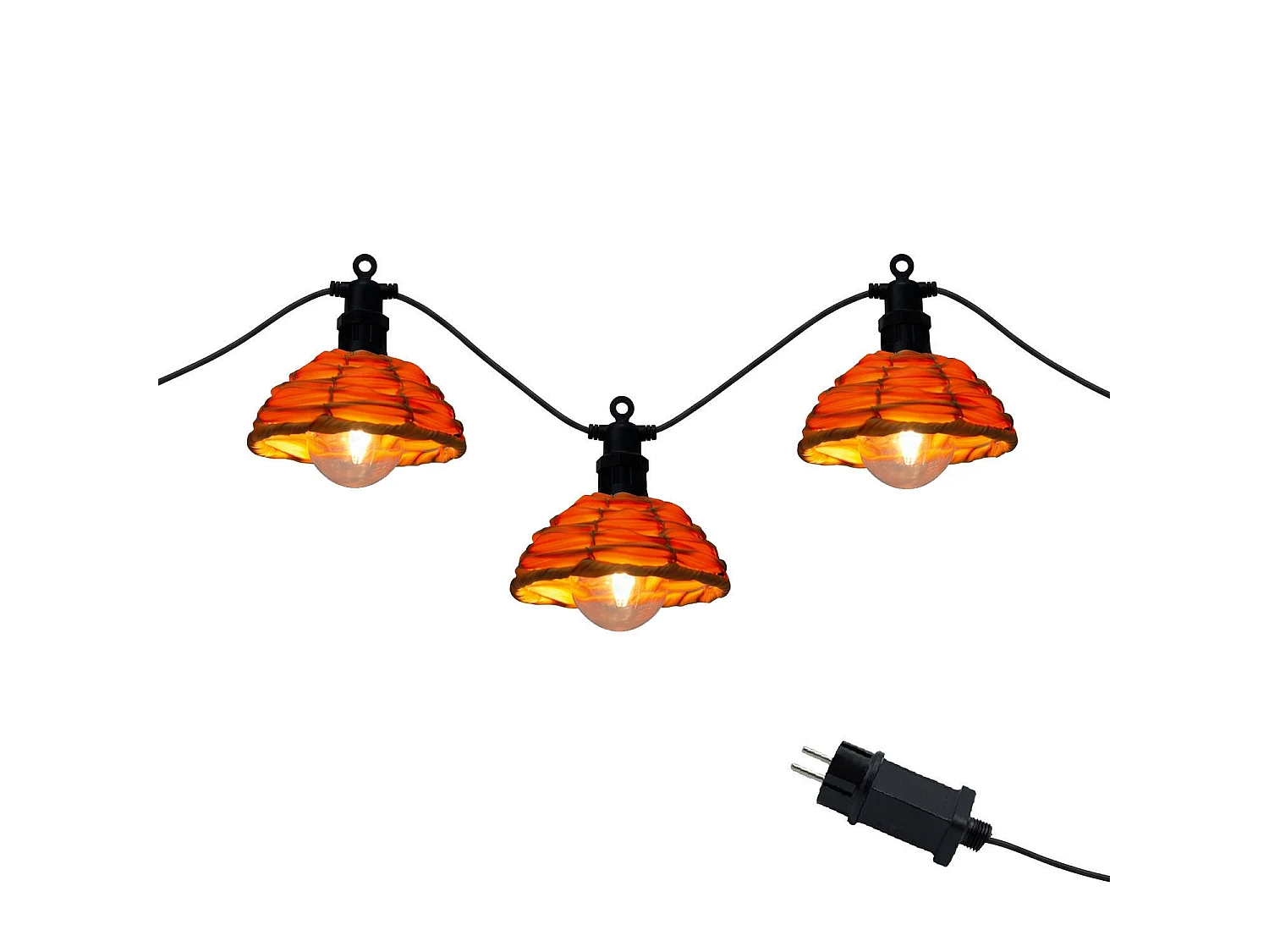 Guirlande abat-jour COTTAGE 10 globes 5.70M