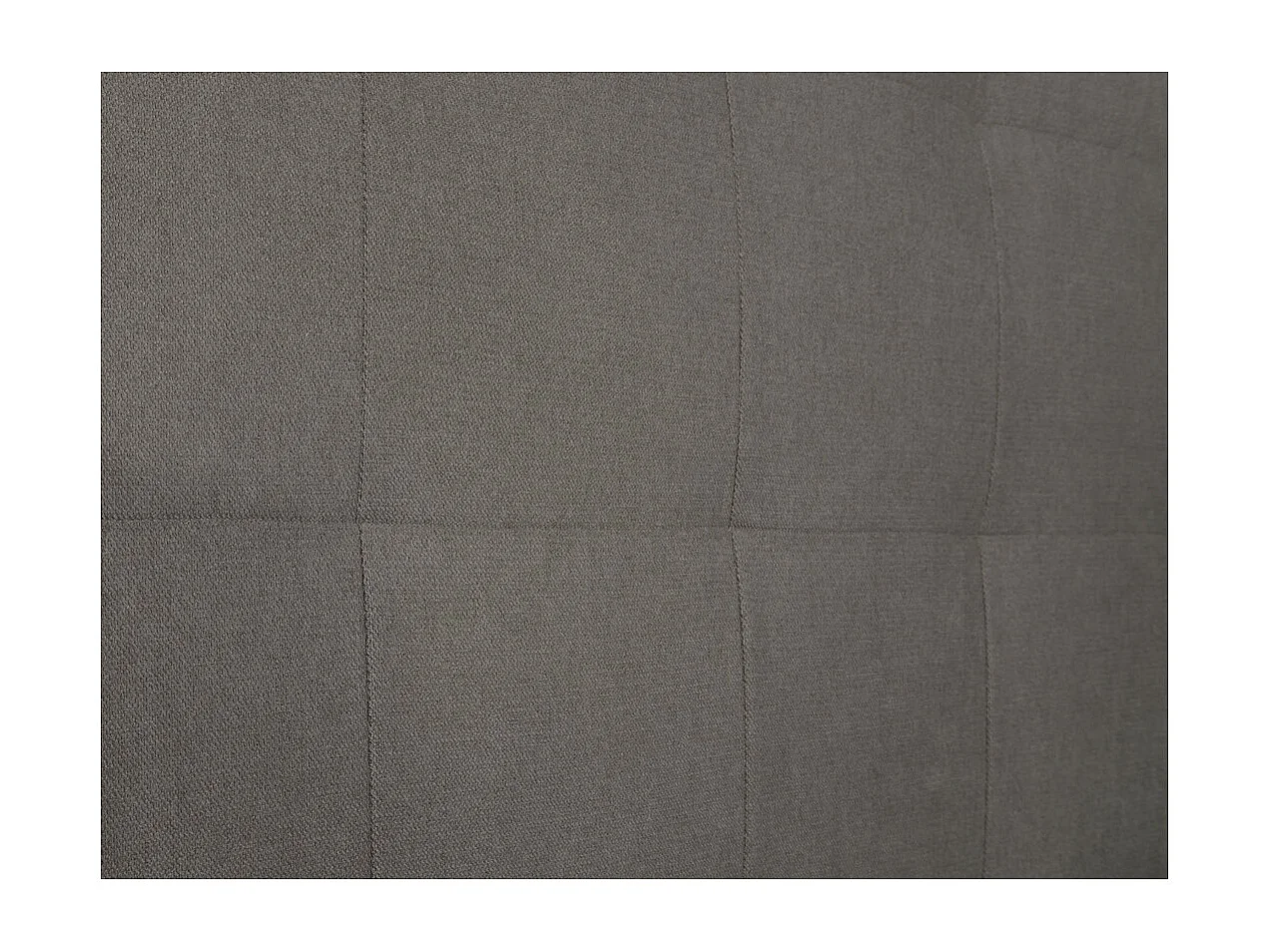 Tête de lit capitonnée en tissu MEGAN - Gris, Largeur - 140 cm