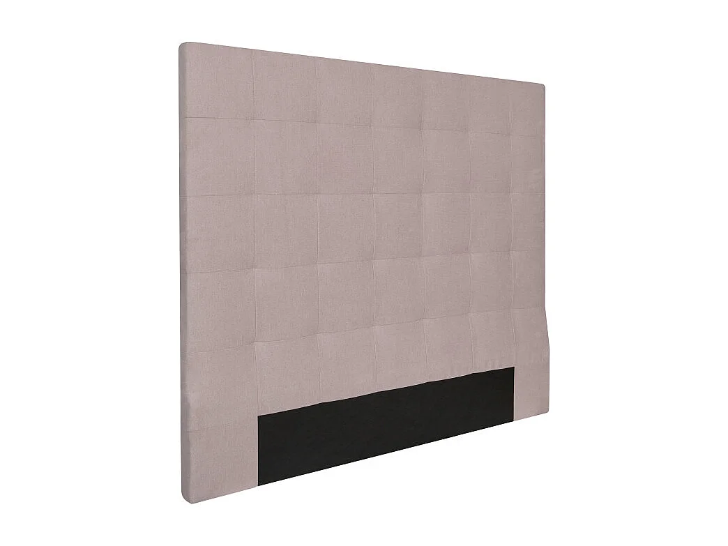 Tête de lit capitonnée en tissu MEGAN - Rose, Largeur - 140 cm