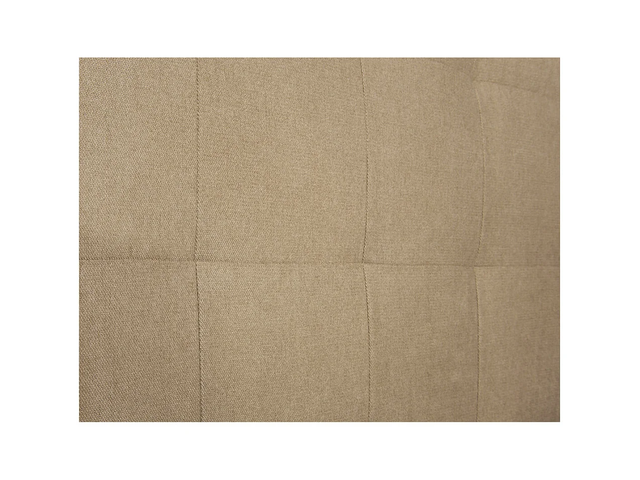 Tête de lit capitonnée en tissu MEGAN - Beige, Largeur - 160 cm