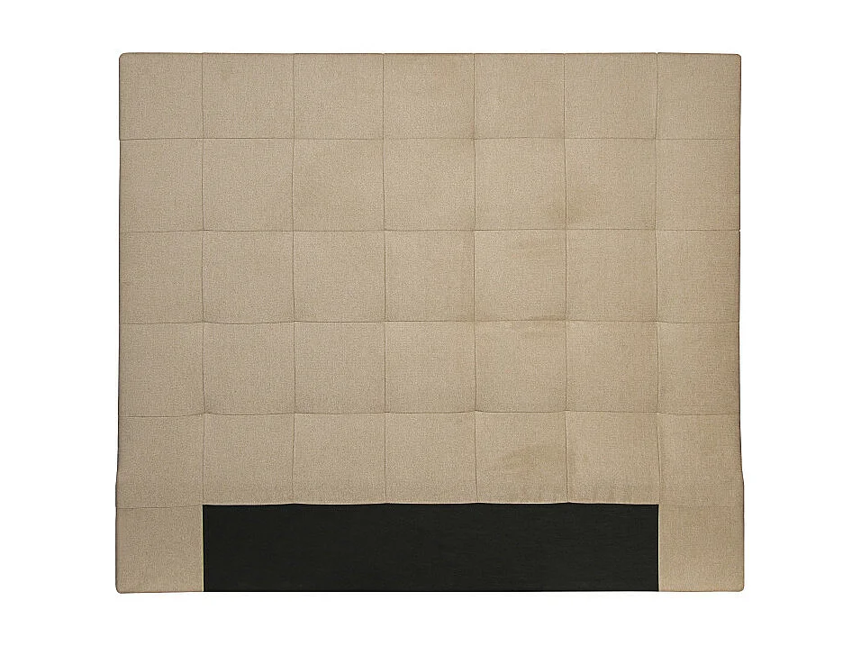 Tête de lit capitonnée en tissu MEGAN - Beige, Largeur - 160 cm