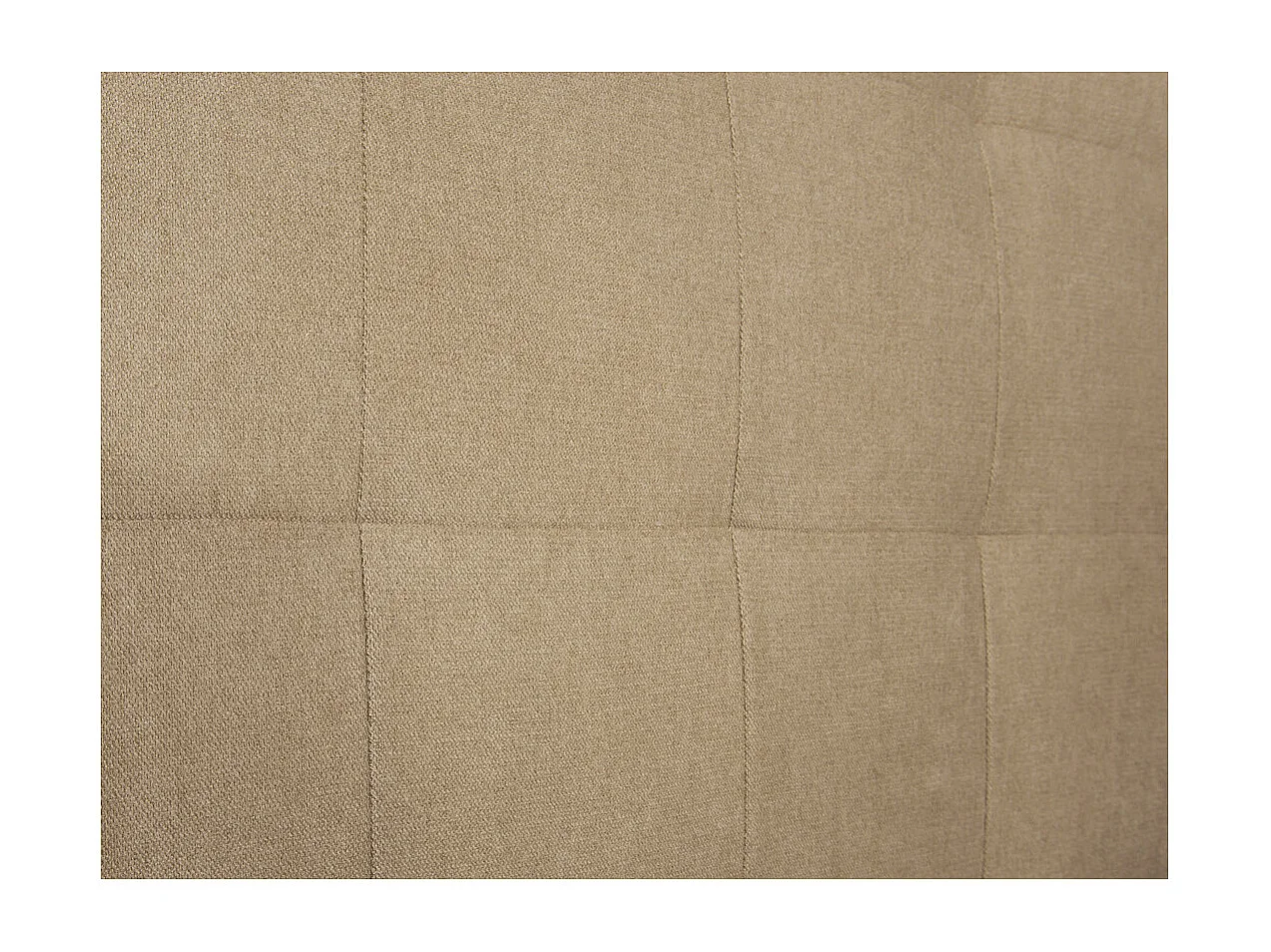 Tête de lit capitonnée en tissu MEGAN - Beige, Largeur - 160 cm