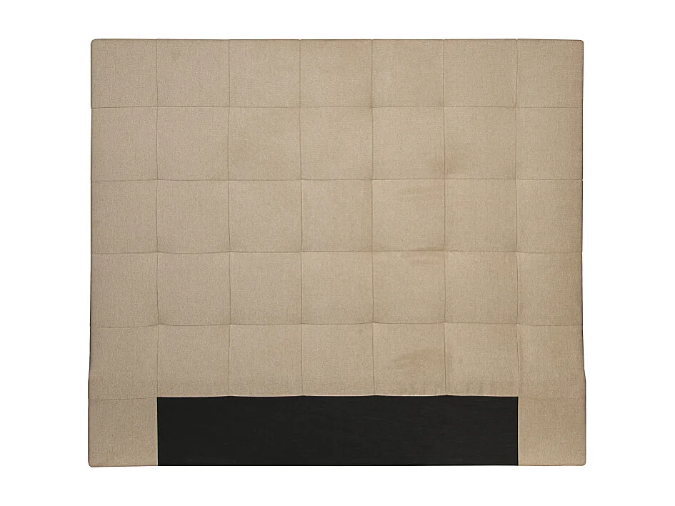 Tête de lit capitonnée en tissu MEGAN - Beige, Largeur - 160 cm