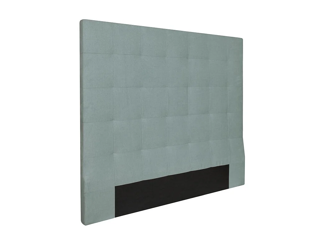 Tête de lit capitonnée en tissu MEGAN - Bleu clair, Largeur - 140 cm