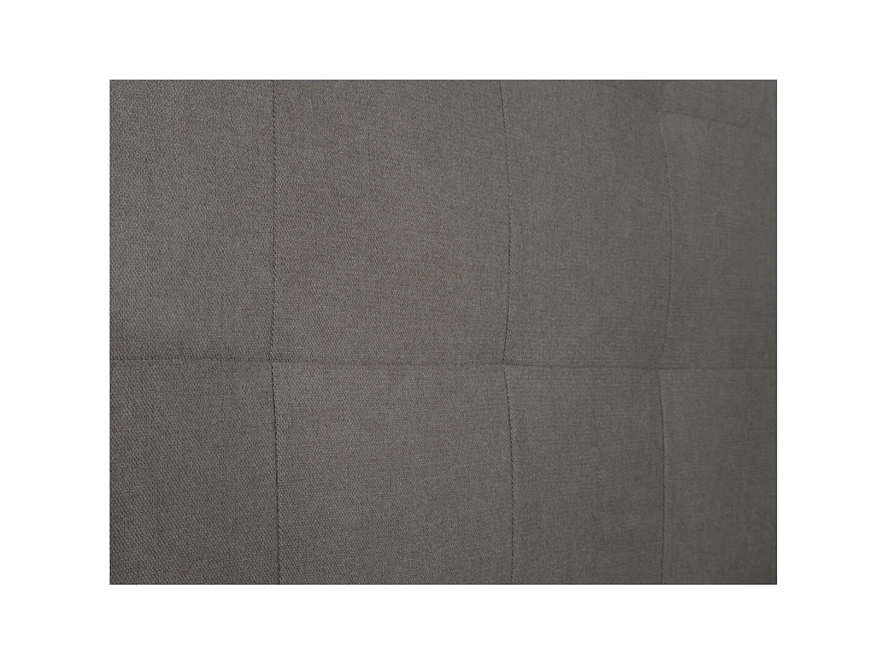 Tête de lit capitonnée en tissu MEGAN - Gris, Largeur - 160 cm