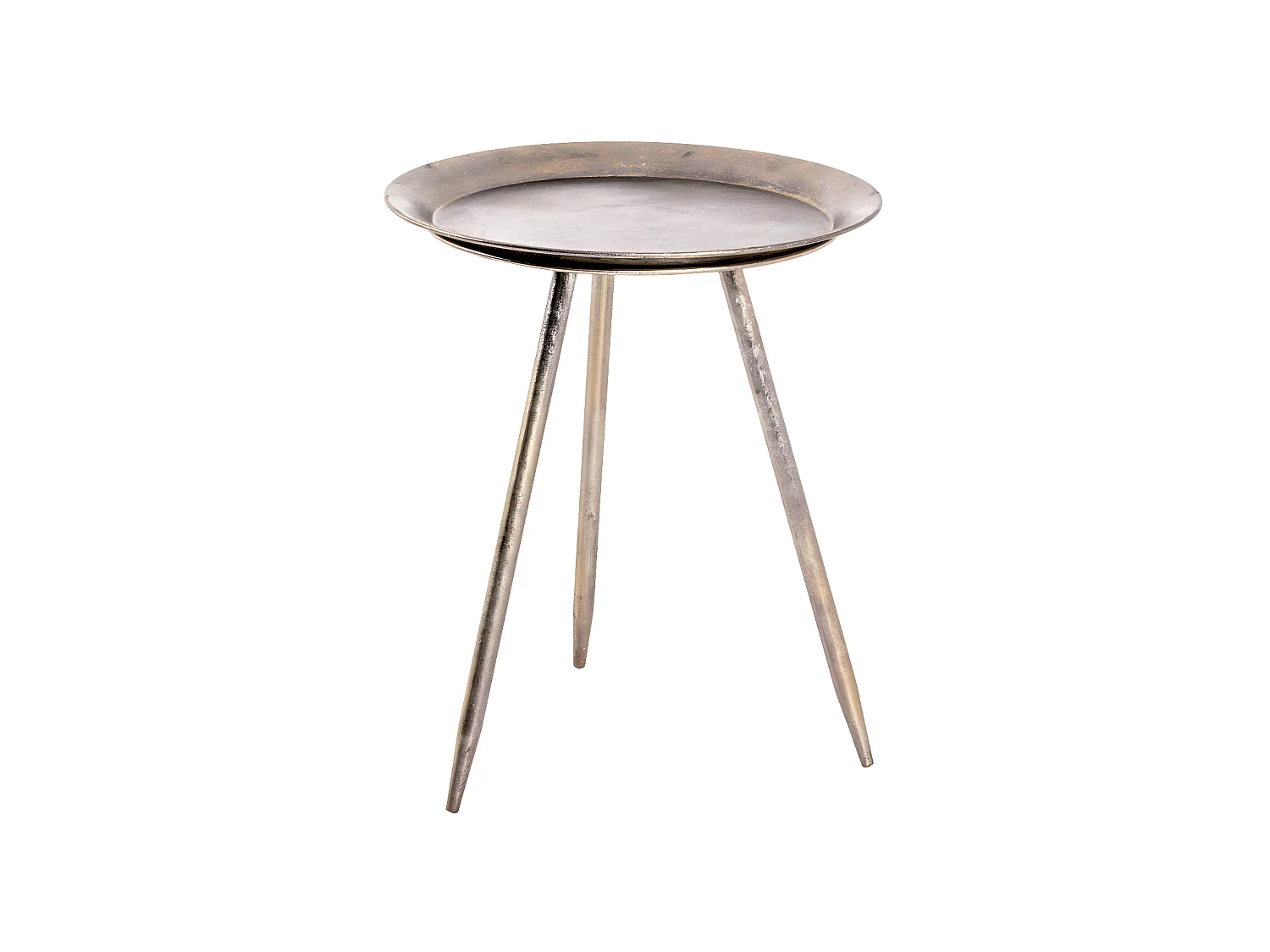 Table d'Appoint Antique "Gujia" 47cm Bronze