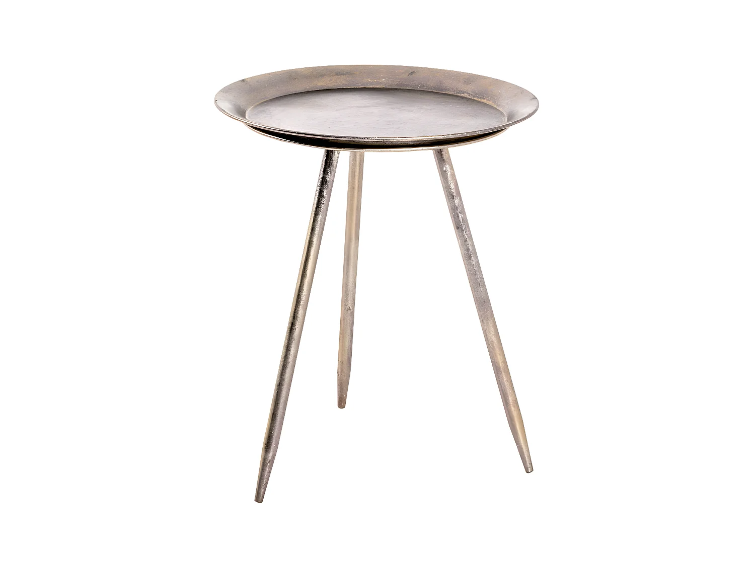 Table d'Appoint Antique "Gujia" 47cm Bronze