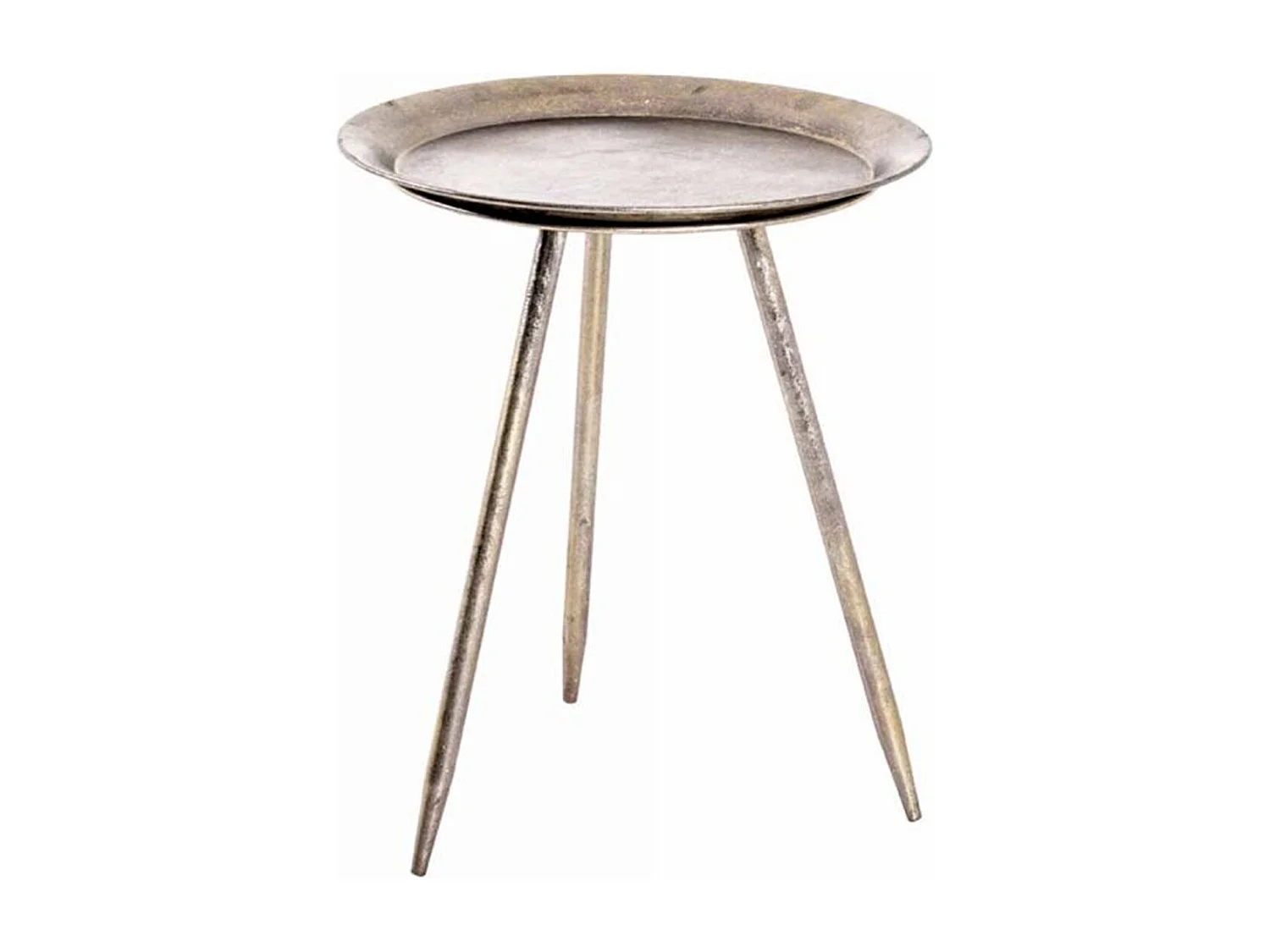 Table d'Appoint Antique "Gujia" 47cm Bronze