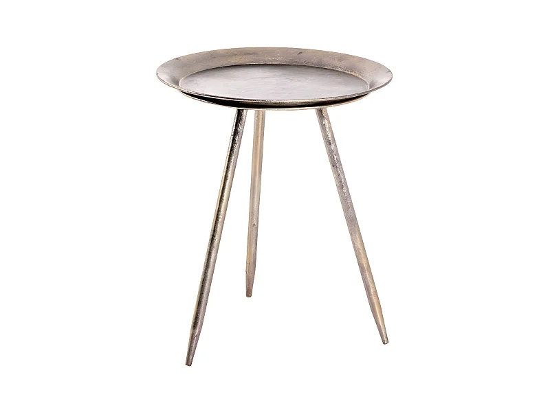 Table d'Appoint Antique "Gujia" 47cm Bronze