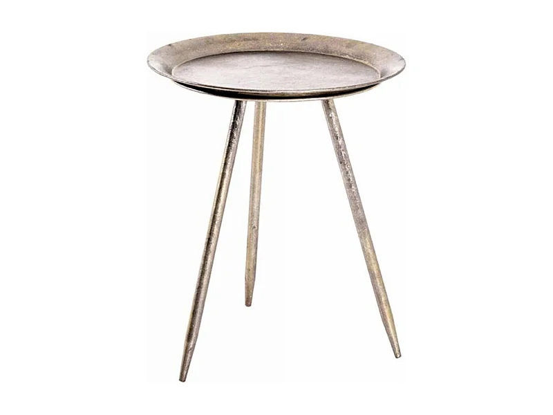 Table d'Appoint Antique "Gujia" 47cm Bronze