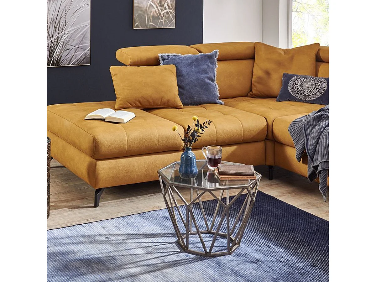 Table d'Appoint Design en Verre "Nila" 55cm Bronze