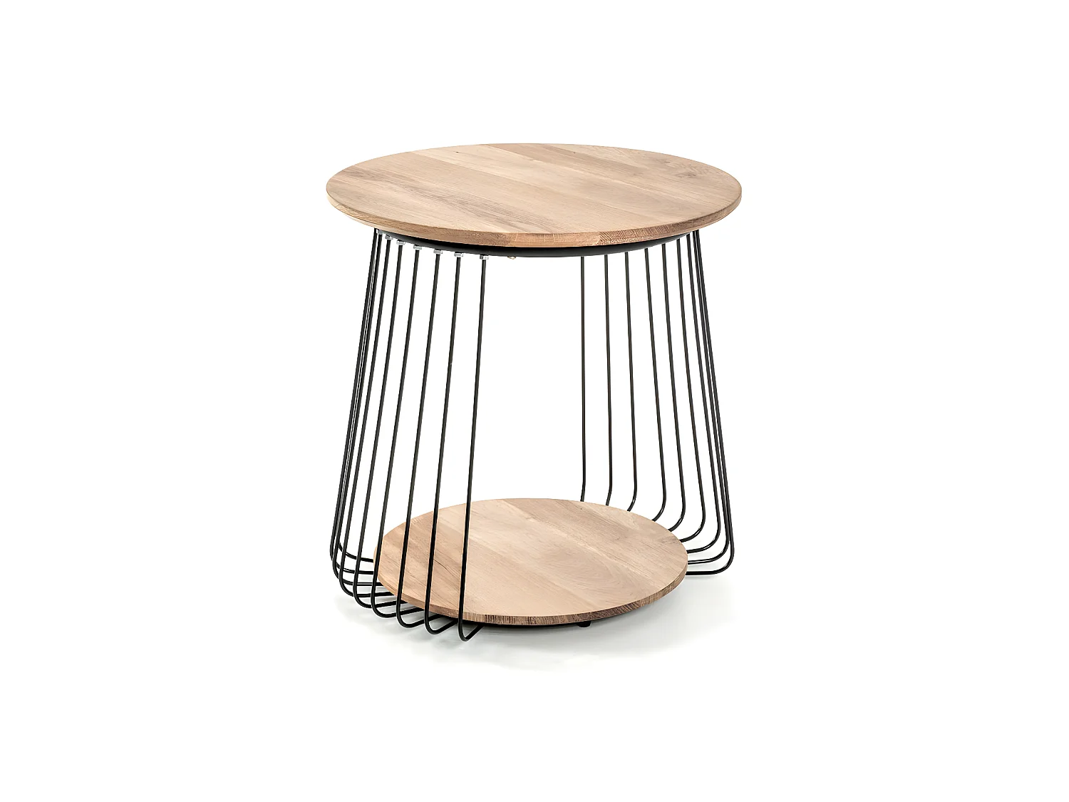 Table d'Appoint en Bois "Nissa" 52cm Naturel