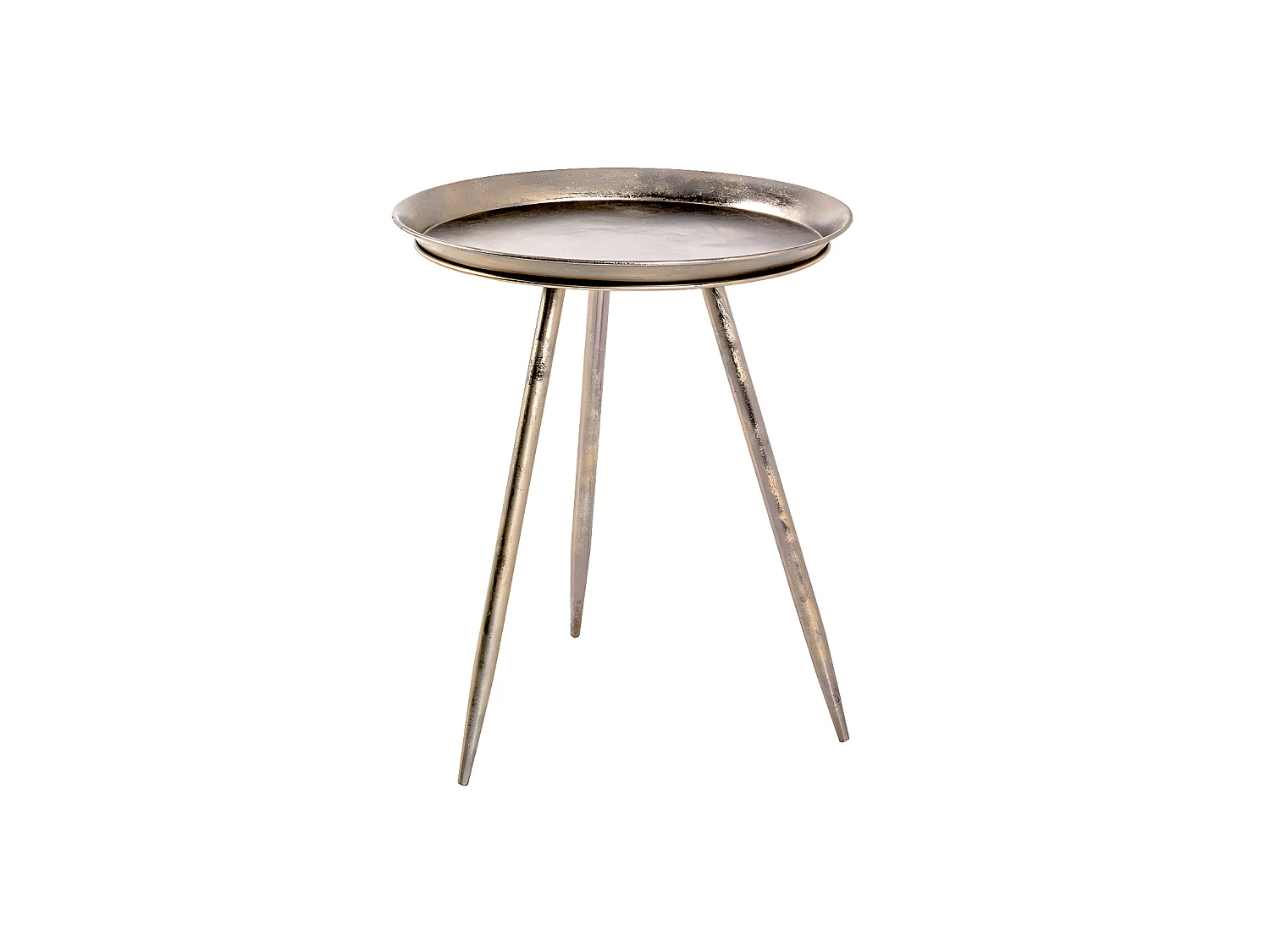 Table d'Appoint Antique "Gujia" 54cm Bronze