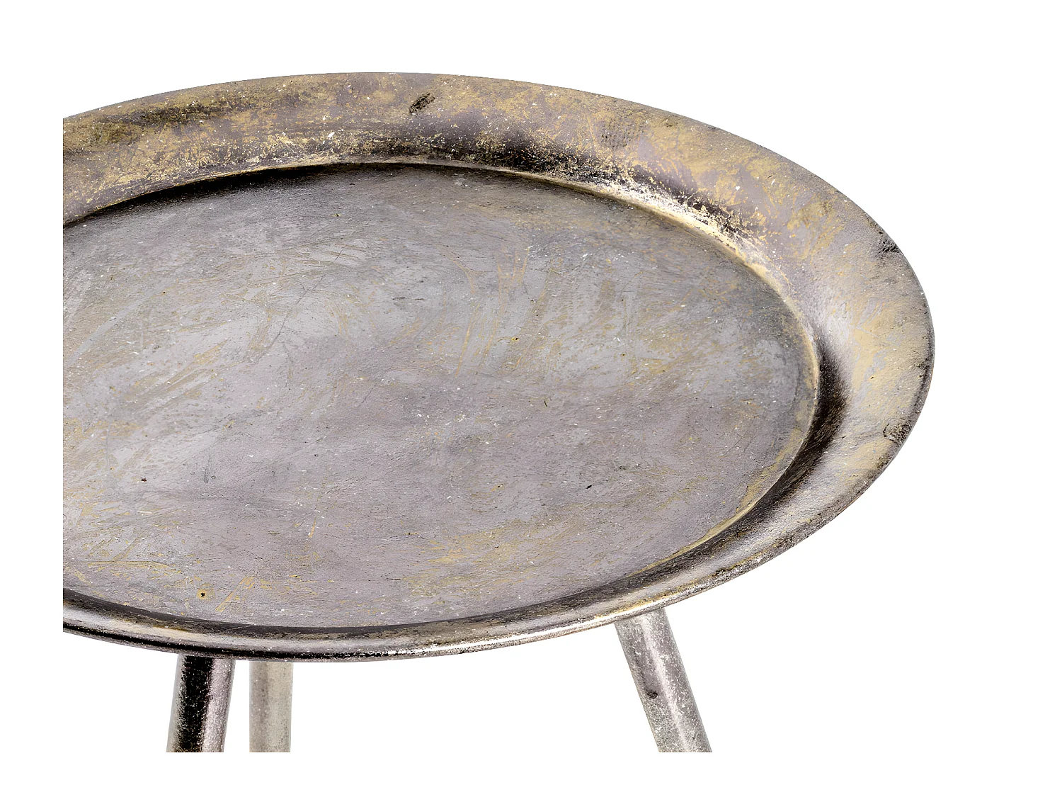 Table d'Appoint Antique "Gujia" 54cm Bronze