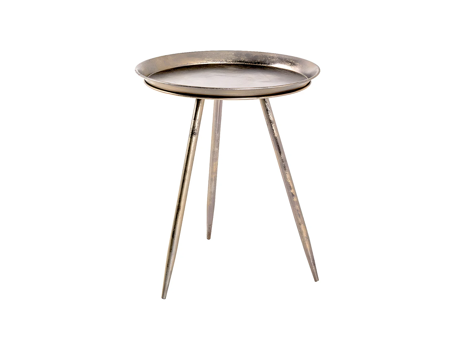 Table d'Appoint Antique "Gujia" 54cm Bronze