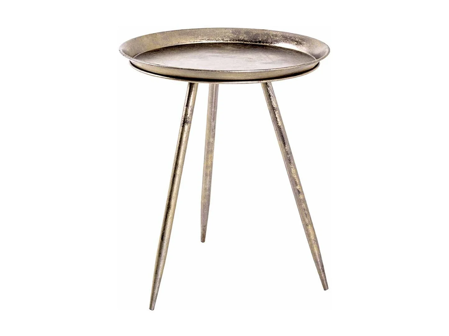 Table d'Appoint Antique "Gujia" 54cm Bronze